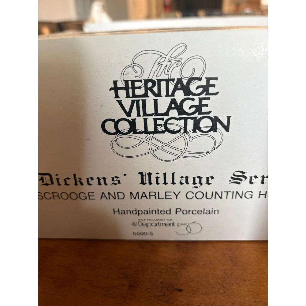 Dept 56 Scrooge and Marley Counting House OS Village House Multicolor Dickens